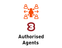 3 authorised agents
